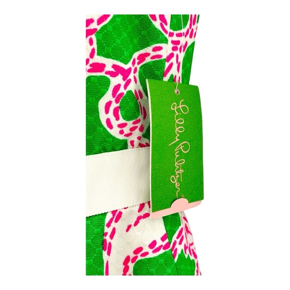 NEW $228 LILLY PULITZER Amberly Twinkle Floral Pink Pattern Strapless Dress Sz 2 - Picture 6 of 16